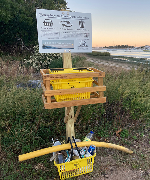 Long Island Beach Clean Up Station Relic - Sustainability