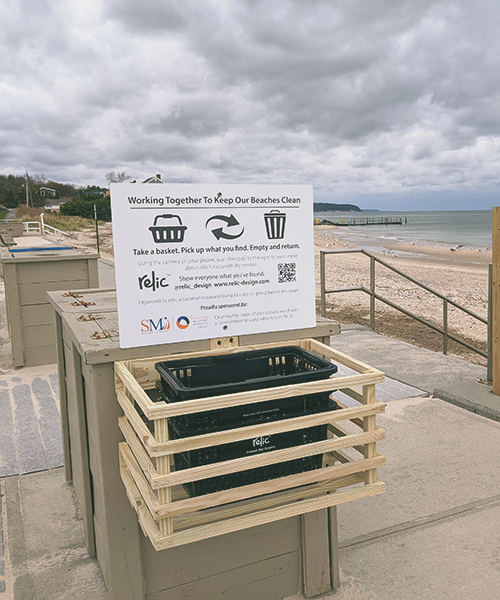 Long Island Beach Clean Up Station Relic - Sustainability