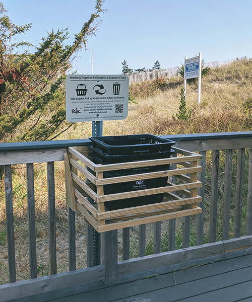 Long Island Beach Clean Up Station Relic - Sustainability