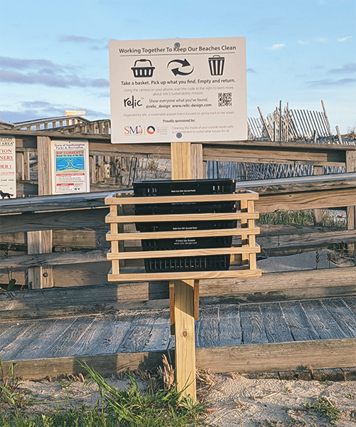 Long Island Beach Clean Up Station Relic - Sustainability