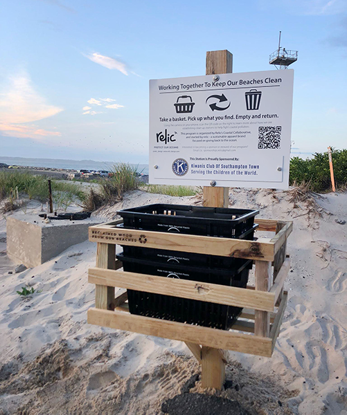 Long Island Beach Clean Up Station Relic - Sustainability