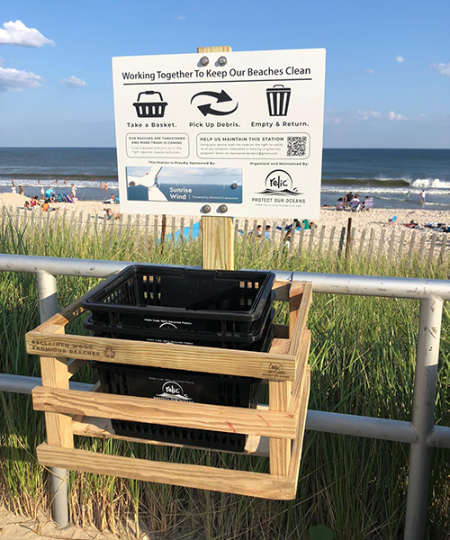 Long Island Beach Clean Up Station Relic - Sustainability