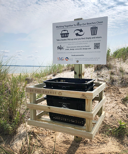 Long Island Beach Clean Up Station Relic - Sustainability